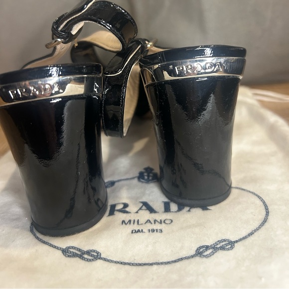 PRADA CHUNK HEEL - Picture 1 of 13